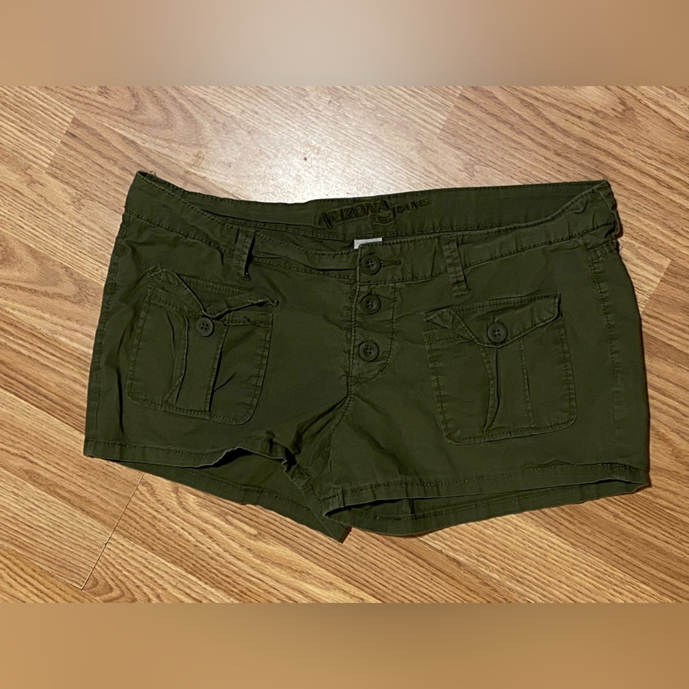 Arizona Jean Company Olive Green Women's Cargo Shorts